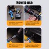 Car Jack Adapter - Alloy Jack Socket Adapter for Hand