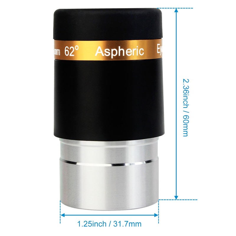Svbony Telescopic Eyepiece 1.25 Inch 23 mm 62° Wide Angle