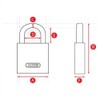 ABUS Padlock 40hb50 063916 - 41/40 mm made of laminated