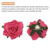 QUARKZMAN Pack of 20 Rose Hair Clips Flower 4 Inch
