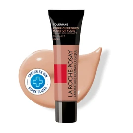 La Roche-Posay Toleriane Corrective Makeup Fluid with SPF 25, for Combination Skin to Oily Sensitive Skin, Up to 16 Hours Coverage Thanks to Thermal Water and Pigments, Colour: Light Beige No. 11, 30 ml