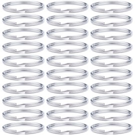 Pack of 30 key rings, key rings, DIY key ring accessories, for keys, necklaces, bracelets, earrings, crafts, ornaments and DIY art (25 mm)