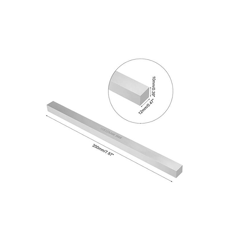 sourcing map HSS Lathe Tool Bit 10mm x 12mm x