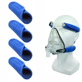 4 Pack CPAP Strap Covers，CPAP Strap Cover Comfort Headgear Pads，CPAP Headgear Strap Covers， Compatible with Most CPAP Strap Supplies，Marks Extend CPAP Strap Useful Life