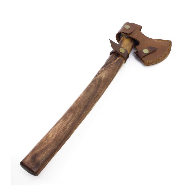 Norwegian Viking Throwing Axe with Leather Sheath 47 cm
