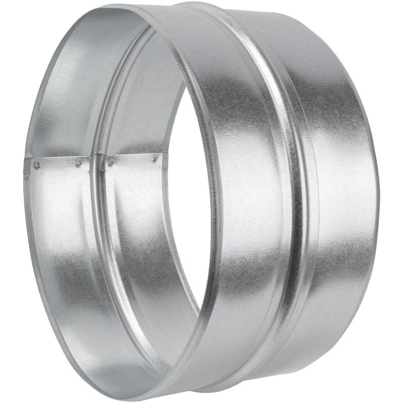 Vent Systems 8'' Inch Galvanized Steel Duct Connector - Round