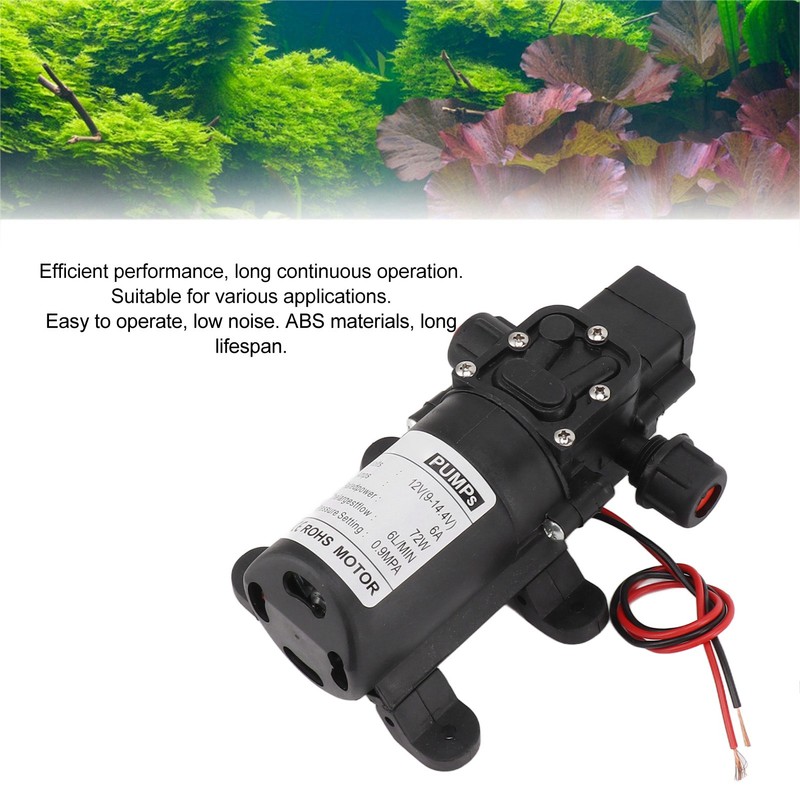 FL 3312 Diaphragm Pump 12V 6A 72W 6L Pressure Self