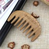 Orienex, High-quality Comb, Water Buffalo Horn, Crescent, Scalp Massaging, Anti-Static,