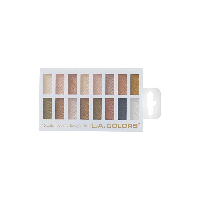 L.A. Colors 16 Color Eyeshadow Palette, Sweet, 1.02 Ounce