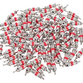 100Pcs Valve Stem Core Replacement Kit, Tire Tyre Valve Stem Core Premium Tyre Tire Valve Cores Tire Valve Stems Universal Tire Valve Core Remover for Cars, Trucks, Motorcycles and Bicycles