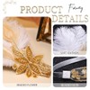 Formery Flapper Headband White Feather 1920s Headpiece Beaded Gatsby Hair
