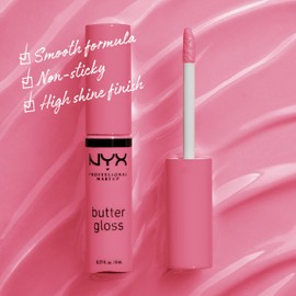 NYX PROFESSIONAL MAKEUP Butter Gloss, Non-Sticky Lip Gloss - Vanilla Cream Pie (Mauve)