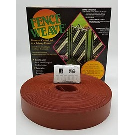 Pexco Brand Fence Weave 250' Roll - Redwood - Made in The USA!
