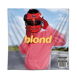 LCFHOME Star Singer Frank Tapestry Ocean Blond Music Album Cover Banner Wall Hanging Flag（4x4ft/120x120cm,150D Polyster,HD Printing）For Room Bedroom Decor