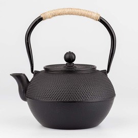 Cast Iron Tea pot, Japanese Tetsubin Tea Kettle Durable Cast Iron Teapot with Tea strainer and a Fully Enameled Interior (1200ml)