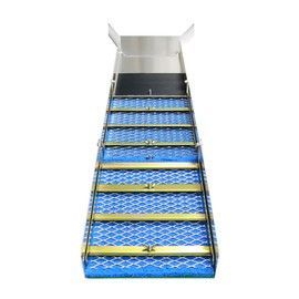 SAFEBAO Folding Aluminum Alloy Sluice Box, Portable Gold Prospecting Equipment, Gold panning kit for Gold Mining for River, Creek, Gold Panning, Prospecting, Dredging