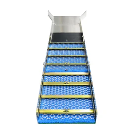 SAFEBAO Folding Aluminum Alloy Sluice Box, Portable Gold Prospecting Equipment, Gold panning kit for Gold Mining for River, Creek, Gold Panning, Prospecting, Dredging