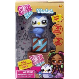 Boxy Girls Pet - Violet The Bird - Comes with Mystery Box with Accesories Inside - Ages 6 and Up