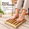 Wooden Foot Massager – Manual Rolling Foot Relaxation Tool