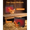 TIMEBAL 2026 Chicken Coop Heater, 200W UL Certified Radiant Panel,
