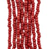TheBeadChest Coral Red Java Glass Seed Beads (2.5mm, 48" Strand)