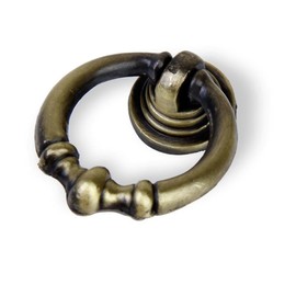 perfeclan Pack of 2 Cabinet Handle Ring Handle Door Handle Furniture Handle Rings with Screws