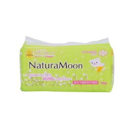 Natural Moon Sanitary Napkins for Heavy Day (With Feathers), Pack of 16