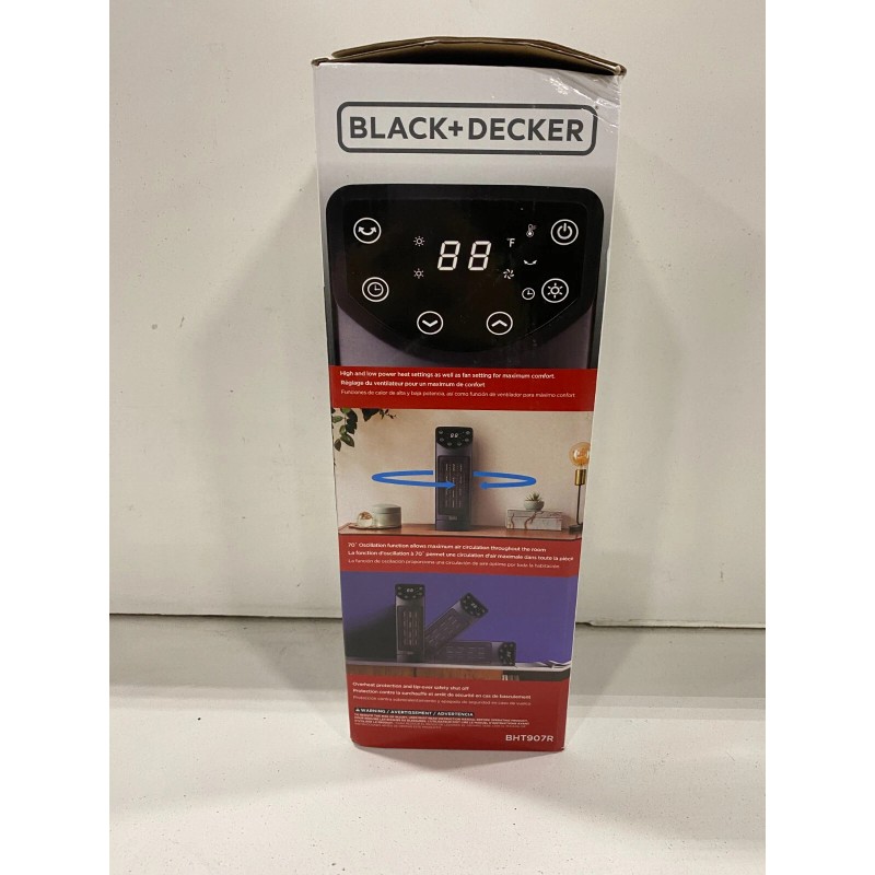 BLACK+DECKER Black And Decker Ceramic Vertical Or Horizontal Heater With