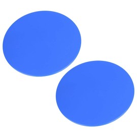 Huairdum Exercise Balance Plate, 2 Pieces Exercise Sliding Fitness Slider Sport Full Body Training Cabdominal Muscle Training Balance Pad Mobile Disk Yoga Aid Light Blue