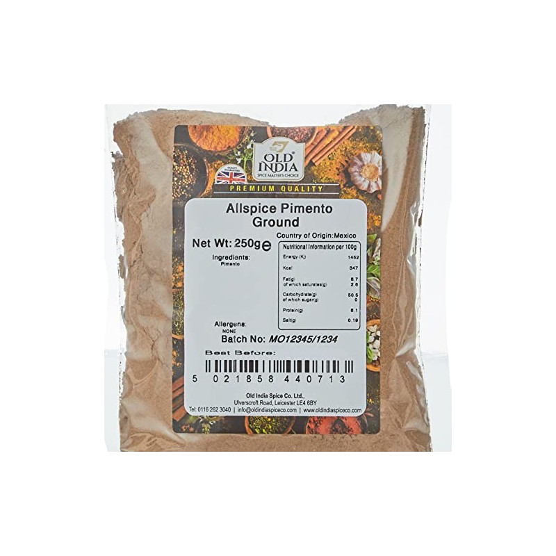 Old India Allspice Pimento Ground 250g