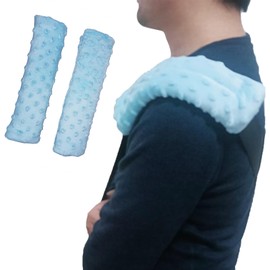 2Pcs Strap Cushion for Arm Sling Pad with 1.5'' Carry Shoulder Brace Pillow Elbow Wrist Injury Support Pad Neck Comfort Rotator Cuff Replacemet Surgery Padd Cover Arm Sling Shoulder Immobilizer（Blue）