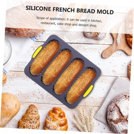 iplusmile Slot French Bread Pan Non Stick Baking Tray for Easy Release for French Toast Baguettes and Whole Bread Kitchen Bakery Use