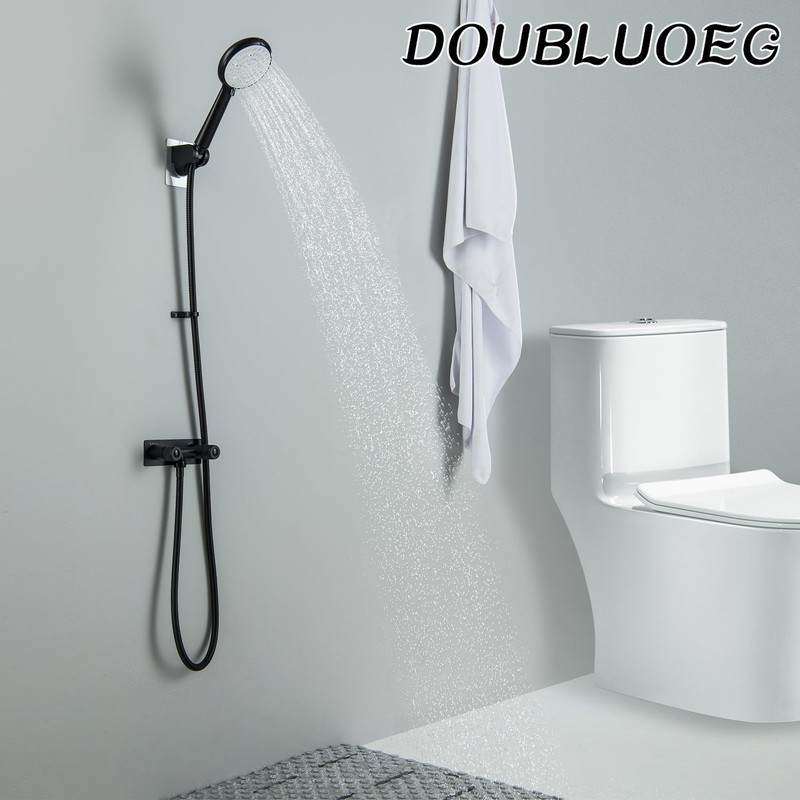 DOUBLUOEG RV Shower Faucet, Metal Camper Shower Faucet with Hose