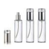 3PCS 50ml/1.7oz Empty Clear Glass Cosmetic Lotion Pump Bottle Refillable