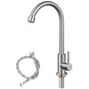 Stainless Steel Cold Water Kitchen Sink Faucet Brushed Nickel Bathroom