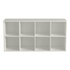 OSCHF 8-Cube Storage Shelf Bookcase - Wooden 4-Tier Floor Standing
