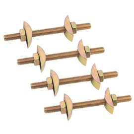 ITROLLE 4Sets M8x100mm Zinc Iron Furniture Connectors Drawbolt Pack