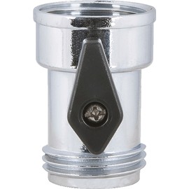 Melnor 395S Metal Hose Valve; 1-Way , Chrome