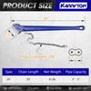 KARRYTON 24" Chain Pipe Wrench 3" - 5" Pipe Diameters,