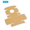PATIKIL 2.6"x2.6"x1.2" Paper Soap Box with Window, 20 Pack Homemade