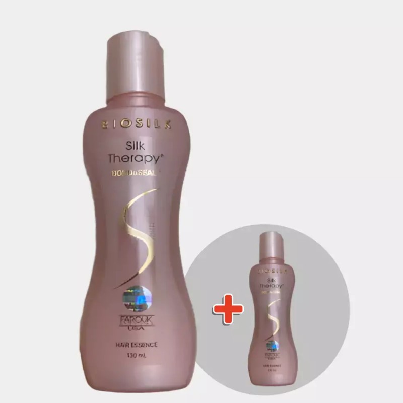 Silk Therapy 실크테라피 열보호 에센스 본드앤씰 130ml+15ml (극손상모) Silktherapy Heat