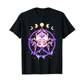Kawaii Pastel Goth Cute Creepy Pentacle Spider Pentagram T-Shirt