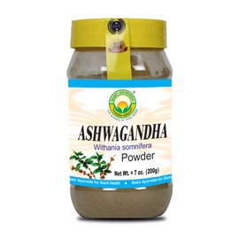 BASIC AYURVEDA Ashwagandha Powder | Organic Indian Ginseng Root Extract | Energy, Focus, & Mood Support | Natural Ayurvedic Herbal Supplement | 7.05 Oz (200g)