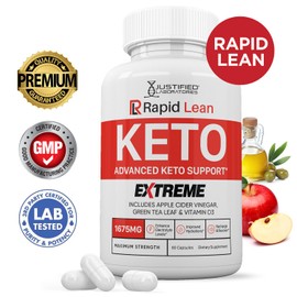 (10 Pack) Rapid Lean Keto ACV Extreme Pills 1675MG Keto Support Blend Capsule Alternative to Keto ACV Gummies Formulated with Apple Cider Vinegar Extra Virgin Olive Oil Powder Green Tea 600 Capsules