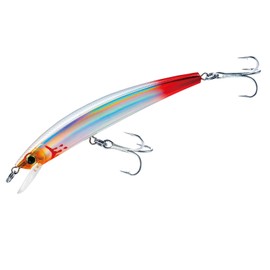 Yo-Zuri R1125-HBGS Crystal Minnow Floating Diver Lure, Bleeding Ghost Shad