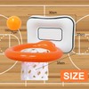 BONHHC Mini Basketball Hoop Set for Children, Inflatable Basketball Hoop