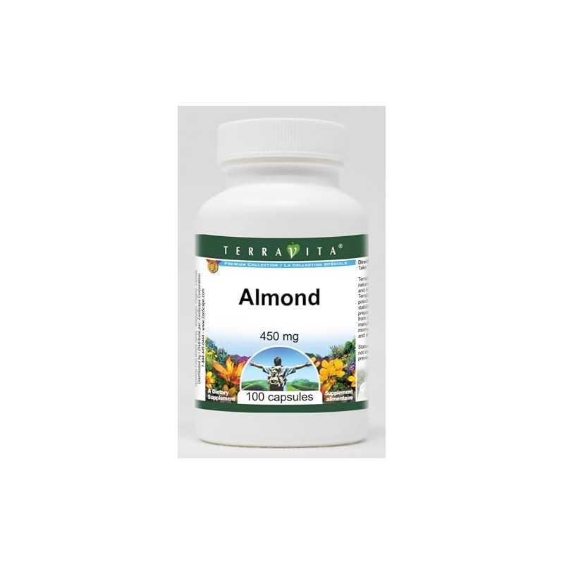 Almond - 450 mg (100 Capsules, ZIN: 518857)
