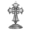 Jesus Statue Ornament Alloy Jesus Christ Cross Statue Figurine Christian