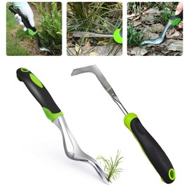Patio Garden Dandelion Weed Moss Root Remover Weeder Puller Scraper Weeding Picker Hand Tool Tools, 1+1