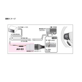 Street Mr Plus Honda Steering Remote Control Connection Harness for Panasonic AH-53